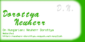 dorottya neuherr business card